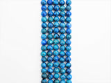 Natural Blue African Turquoise beads, Round Smooth 6mm/8mm/10mm Natural Gemstone Beads,Turquoise Beads, 15.5'' Full Strand, SKU#U298