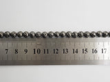 Wholesale Hematite Plated Lava Round Beads, 4mm/6mm/8mm/10mm/12mm Black Gemstone Beads, Wholesale Gemstone beads, 15.5" Full Strand,SKU#S112