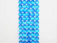 Beautiful Sapphire Blue Spectrolite Quartz Matte, 6mm/8mm/10mm/12mm Blue Crystal beads, Blue Beads, 15.5inch strand, SKU#U288