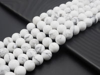 Natural Smooth/Faceted Round Howlite beads, 4mm/6mm/8mm/10mm,Natural Howlite Beads, SKU#U251