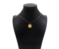 Gold Filled Chinese Love Word On Round Shape Pendant, 14KK Gold Filled Love Medallion Charm, Necklace Bracelet Charm, 17x20mm, Sku#ZX18