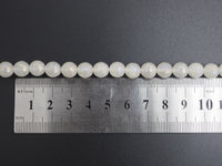 Mystic Coated Natural Faceted White Jade beads, 6mm/8mm/10mm Natural White Gemstone beads, Natural Jade Beads, 15.5inch strand, SKU#U262