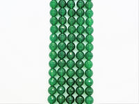 High Quality Faceted/Smooth Green Agate Beads, 6mm/8mm/10mm/12mm, Green Agate Beads,15.5" Full Strand, SKU#U320