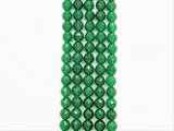 High Quality Faceted/Smooth Green Agate Beads, 6mm/8mm/10mm/12mm, Green Agate Beads,15.5" Full Strand, SKU#U320