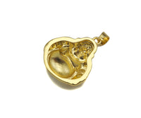 18K Dainty Gold Buddha Shape Pendant/Charm,Gold Religion Charm, Necklace Bracelet Charm Pendant,19x22mm,Sku#LK298