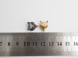 CZ Micro Pave Fuchsia Eye Fox Head Beads, Animal Beads, Cubic Zirconia Spacer Beads,11x13x7mm, sku#C88
