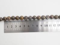 Natural Smooth Round Opal beads, 6mm/8mm/10mm/12mm Natural Brown Gemstone beads, Natural Opal Beads, 15.5inch strand, SKU#U245