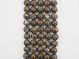Natural Smooth Round Opal beads, 6mm/8mm/10mm/12mm Natural Brown Gemstone beads, Natural Opal Beads, 15.5inch strand, SKU#U245