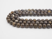 Natural Smooth Round Opal beads, 6mm/8mm/10mm/12mm Natural Brown Gemstone beads, Natural Opal Beads, 15.5inch strand, SKU#U245