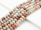 Quality Natural Serpentine Rondelle Smooth Beads, 3x4/4x6/5x