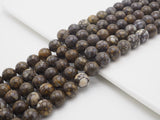 Natural Smooth Round Opal beads, 6mm/8mm/10mm/12mm Natural Brown Gemstone beads, Natural Opal Beads, 15.5inch strand, SKU#U245