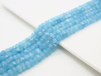 High Quality Aquamarine Heishi Rondelle Faceted Beads,4x7/5x8mm/6x9mm/6x10/6x11mm Natural Aquamarine Beads, 15inches,SKU#U322