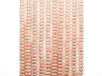 Natural Rose Gold Copper Color Hematite-2x3/2x4/3x6/3x8mm Rondelle Faceted/Smooth Gemstone Beads-15.5 inch FULL strand-SKU#S90