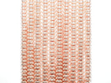 Natural Rose Gold Copper Color Hematite-2x3/2x4/3x6/3x8mm Rondelle Faceted/Smooth Gemstone Beads-15.5 inch FULL strand-SKU#S90