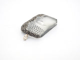 Rare Large Size Clear Crystal Stone Buddha Head Pendant, Pave Crystal Rhinestone Encrusted Buddha, Jewelry Supplies, 38x53x13mm,sku#V23