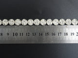 Natural Silver Druzy Style Hematite Beads,Round Flat Coin Gemstone, 8mm/10mm/12mm, 15.5inch full strand,Bright Silver Metallic Beads,SKU#S96