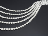 Natural Silver Druzy Style Hematite Beads,Round Flat Coin Gemstone, 8mm/10mm/12mm, 15.5inch full strand,Bright Silver Metallic Beads,SKU#S96
