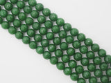 Natural Faceted Emerald Jade beads, 6mm/8mm/10mm Natural Gre