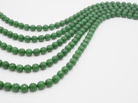 Natural Faceted Emerald Jade beads, 6mm/8mm/10mm Natural Gre