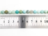 Quality Natural Amazonite beads, 3mm/6mm/8mm/10mm/12mm/14mm, Matte Round Amazonite Gemstone Beads, 15.5inch strand, SKU#U229