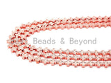 Rose Gold Natural Hematite Cross Beads, 8mm Natural Gemstone Beads, Bright Rose Gold Beads, Cross Beads,15.5 Full Strand, SKU#S46