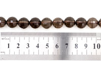High Quality Natural Watermelon Cut Faceted Smoky Quartz beads, 8mm/10mm/12mm, Round Brown Quartz Gemstone Beads, 15inch strand, SKU#V13