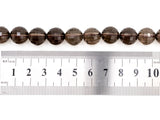 High Quality Natural Watermelon Cut Faceted Smoky Quartz beads, 8mm/10mm/12mm, Round Brown Quartz Gemstone Beads, 15inch strand, SKU#V13