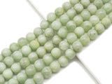 Genuine Quality Green Spodum Round Smooth Beads, 14mm, Sku#U1343