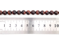 Quality Natural Red Tiger Eye Round  Beads, 6-14mm Round Beads, RedTiger Eye Gemstone Beads, 15inch Full strand, SKU#U236