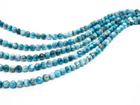 High Quality Natural Blue Apatite Faceted beads, 6mm/8mm/10mm Round Apatite beads,15.5inch full strand, SKU#U237