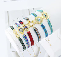 New Style Pull Tie Bracelet Wave Bracelet Friendship Bracelet, sku#O109