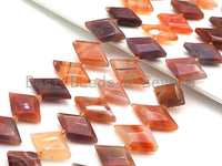 High Quality Natural Red Agate Horse Eye Shape Beads, Natural Agate beads, 16x30mm, sku#U672