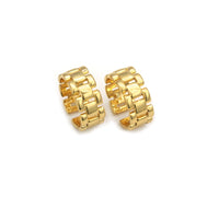 Gold Chain Link Adjustable Ring, Sku#LX188