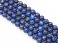 Natural Round Faceted Lapis Beads, 6mm/8mm/10mm, Sku#U1446