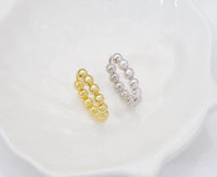 Ball Hoop Earrings, Sku#J369C