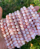 High Quality Genuine Pink Opal Round Smooth Beads, 8mm/10mm Natural Opal Beads, 15.5'' Full Strand, SKU#U1212