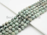 Natural Smooth Round KiWi Agate beads, 6mm/8mm/10mm Mint Color Gemstone beads, Blue Kiwi Agate Beads, 15.5inch strand, SKU#U396