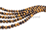 Quality Natural Yellow Gold Tiger Eye Beads, 6/8mm/10mm/12mm