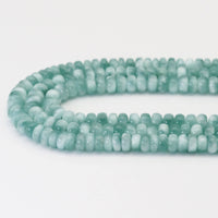Genuine Angelite Rondelle Smooth Beads, Sku#U1678