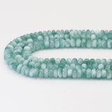 Genuine Angelite Rondelle Smooth Beads, Sku#U1678