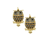 CZ Night Owl Charm, Sku#LK581