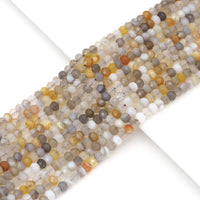 Genuine Botswana Agate Faceted Rondelle Beads, Sku#U1671