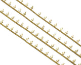 Dainty Thin Cross Gold Filled Chain, sku#LS16