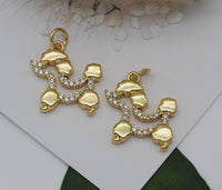 CZ Puppy Charm, Sku#LD240