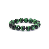 Green Tiger Eye Stretchy Bracelet, Sku#EF394