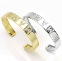 MAMA Word Open Cuff Bracelet,X287