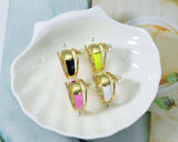 CZ Enamel Pearl Band Ring, Sku#O98