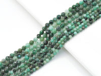 Genuine Emeral Round Faceted Beads, Sku#U1427