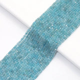 Genuine Blue Apatite Faceted Cube Beads, 2.5mm, Sku#U1543