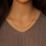 Unfinished Dainty Disc Chain by Yard, sku#ZX143